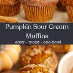 A close up of pumpkin muffins, covered in sugar or sparkling sugar.